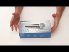 Shure BETA 58A Micrófono Dinámico para Voz - Calidad de sonido superior para performances en vivo y estudios de grabación - comprar en línea