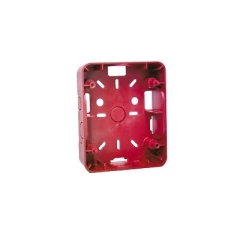 HOCHIKI Caja para Montaje de Sirena/Estrobo, Color rojo MOD: HSB-R