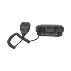 ICOM Radio móvil marino ICOM, color negro, clase D DSC, Tx: 156.025 - 157.425 MHz, Rx: 156.050 - 163.275 MHz, sin GPS interconstruido, 25W de potencia, sumergible IPX7 incluye micrófono y cable de alimentación MOD: IC-M330B