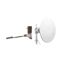 JIROUS Antena direccional de Alto Rendimiento, 4 ft, Frecuencia de (4.9 a 6.1 GHz), Alto Aislamiento al Ruido, Ganancia de 35 dBi, Soporte de acero inoxidable, polaridad en 90 ° y 45 °, incluye montaje. MOD: JRC-DD35-DUPLEX-PRE-KIT