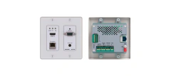 WP-20 4K60 4:2:0 HDMI & VGA Wall–Plate Auto Switcher/Transmitter over Extended–Reach PoE over HDBaseT with Maestro Room Automation MOD: WP-20 - La Mejor Opcion by Creative Planet