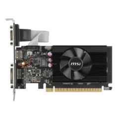 MSI(OEM) Tarjeta de Video MSI NVIDIA GeForce GT 710 2GB 64-bit GDDR3 PCI Express 2.0 MOD: GT 710 2GD3 LP