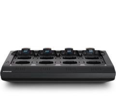 SHURE MXWNCS8 Estación de carga con PS-45US para 8 micrófonos - Carga rápida y eficiente, Compatible con micrófonos Shure en internet