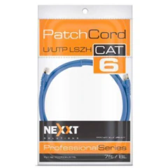 NEXXT SOLUTIONS Cable de Conexion Nexxt Solutions U/UTP Cat6A 2 10 Mts LSZH (Compuesto sin Halogeno de Baja Toxicidad) Azul MOD: AB362NXT05 - buy online