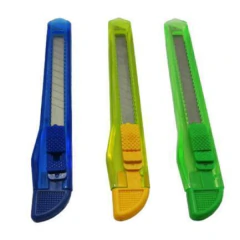 NEXTEP SOLUCIONES Cutter Plastico Ergonomico Nextep Chico Navaja 9mm Caja Con 12 MOD: NE-179