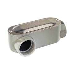 RAWELT Caja Condulet tipo LR de 1" (25.4 mm) Incluye tapa y tornillos. MOD: OLR-0095C