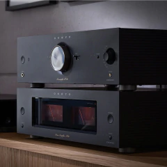 ONKYO ICON P-80 Preamplificador estereo con conexion Wi Fi, color negro