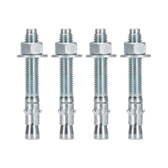 PANDUIT Kit de Anclaje a Piso, Para Rack de 2 o 4 Postes, Fabricado en Acero, 4 Piezas MOD: RFAKIT