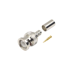 RF INDUSTRIES,LTD Conector BNC Macho de Anillo para cables RG-8/X, LMR-240, 9258. MOD: RFB-1107-1X - buy online