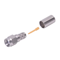 RF INDUSTRIES,LTD Conector SMA Macho de Anillo Plegable para Cables LMR-240, RG-8/X, 9258, Niquel/Oro/Teflón. MOD: RSA-3000-X - buy online
