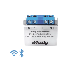 SHELLY El medidor de potencia más pequeño, inteligente con Wi-Fi, medición de consumo, 1 canal 16A, MOD: SHELLYPLUSPMMINI - comprar en línea