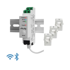 SHELLY Medidor Trifasico de Corriente Alterna / WIFI / industrial y residencial / Nube P2P y control Local MOD: SHELLYPRO3EM - buy online