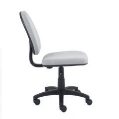 Silla Básica Nextep NE-650BG de Altura Ajustable Color Gris - Base Giratoria Tela en Malla Ajustable 10 cm, Cromada, soporta hasta 120 kg - La Mejor Opcion by Creative Planet