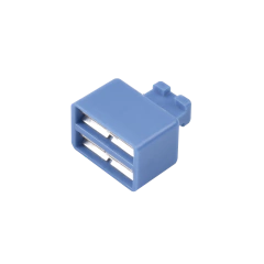 SIEMON Clip de Puente, Para Uso con Regletas S66 de Siemon, de 1 par, Color Azul MOD: SMBC-2-6