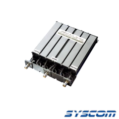EPCOM INDUSTRIAL Duplexer SYSCOM en UHF, 6 Cav. 403-430 MHz, 50 Watt, 5 MHz Sep. Rechazo de Banda, BNC Hembras. MOD: SYS-4533-1P
