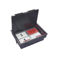 THORSMAN Caja de piso para cuatro módulos universales (Socket M4), para alimentación eléctrica y redes de datos (11000-43401) No incluye faceplates MOD: TH-CP-4M - comprar en línea