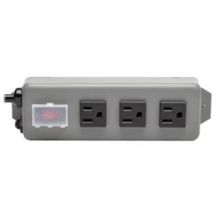 TRIPP-LITE Barra de Contactos Tripp Lite Waber Industrial 3 Tomacorrientes 2.74m Clavija NEMA 5-15P Protector de Switch MOD: 3SP9 - buy online