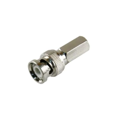 EPCOM TITANIUM Conector BNC Macho de Ensamble Roscable (Hex.) en Sentido de las Manecillas de Reloj para Cable Coaxial RG-59/U, Níquel/ Oro/ Delrin. MOD: TT-RG-92 - comprar en línea