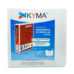 KYMA Carpeta Panorámica KYMA Carta Blanca Herraje "O" de 2 Pulgadas MOD: CPKCBHO-200-BCO - comprar en línea