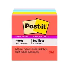 POST-IT Notas adhesivas Mod. 654-5ssan Post-it Marrakesh 3x3 pulgadas, 5 blocks super st MOD: 70005249969 - buy online