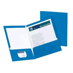 OXFORD Folder showfolio laminado Oxford carta color azul caja con 25 pzas MOD: 51701 on internet