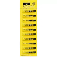 UHU Pegamento universal UHU de 7 ml tira con 10 piezas MOD: 9U 64 on internet