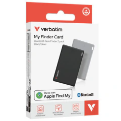 VERBATIM Localizador Verbatim My Finder Bluetooth Tarjeta 2 pzas Negro Plateado MOD: 32140 - comprar en línea