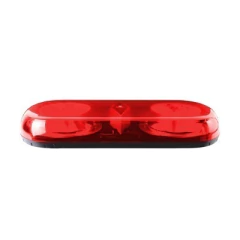 EPCOM INDUSTRIAL SIGNALING Mini Barra de Luces Serie X606S, con 18 LED, Color Rojo, Montaje Succión e Imán MOD: X606-SR