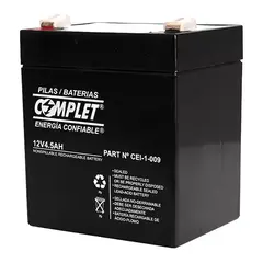Batería Plomo Ácido COMPLET 12V 4.5 Ah. Garantía 12 meses - - comprar en línea