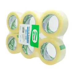 DEVEK Cinta de empaque transparente Devek 48 mm x 150 m, transparente 6 pz MOD: PSTR101