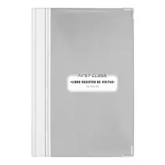 DIETRIX Libro registro de visitas frances 96 hojas First Class color gris 24.3 x 34.6 cm MOD: 1368