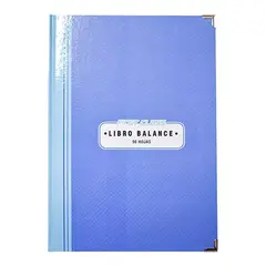 DIETRIX Libro balance frances 96 hojas First Class color azul 24.3 x 34.6 cm MOD: 1374