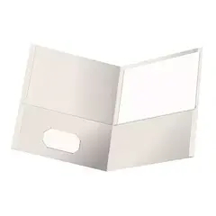 OXFORD Folder con doble solapa Oxford carta color blanco caja con 25 pzas MOD: 57504