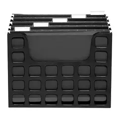 OXFORD Organizador para escritorio Oxford con folder colgante negro 24 x 31 x 15 cm MOD: 23013