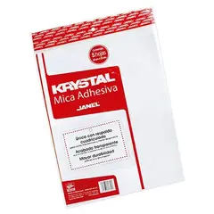 JANEL Mica adhesiva 25 cm x 33 cm bolsa con 5hojas MOD: 1062533105