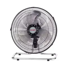 MYTEK LM-VENTILADOR MYTEK 3372 12 PULGADAS 2 EN 1, 3 VELOCIDADES, METAL COLOR NEGRO MOD: 3372