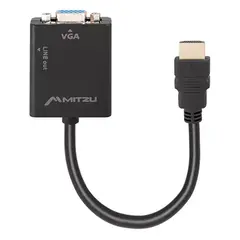 MITZU Convertidor MITZU de entrada HDMI a VGA con salida de audio MOD: MHD-1020