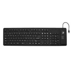 GREENLEAF Teclado flexible GREENLEAF multimedia alámbrico 88 teclas color negro MOD: 18-8338BK
