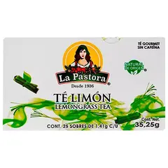 LA PASTORA Té de limón LA PASTORA caja con 25 sobres MOD: 962022