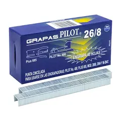 PILOT FIFA Grapas especiales 26/8 Pilot caja con 5,040 grapas MOD: p0042