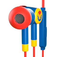 XTECH Audifonos XTech Cableados 3.5mm Capitan Marvel XTE-M100CM - Factor de forma Intraaural - Color Rojo y azul MOD: XTE-M100CM - buy online