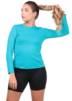 BERMUDA ESPORTIVA FEMININO 00875 PRETO COM PROTEÇÃO UV