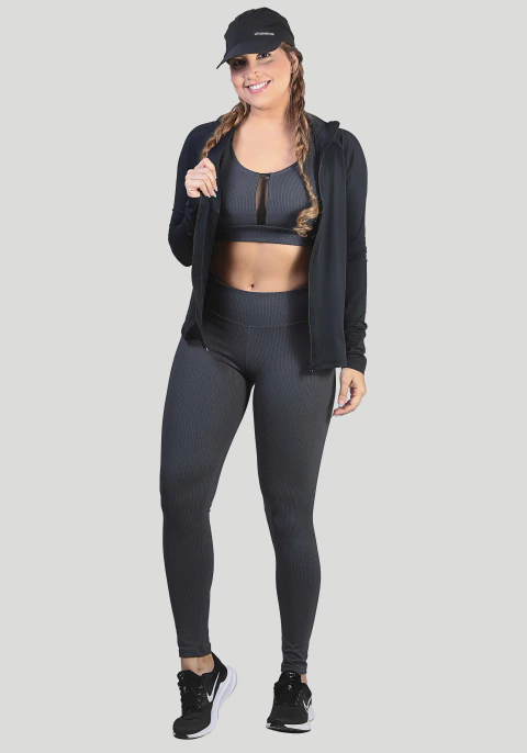 CALÇA COMP CONFORT FEMININO 00936 PRETO COM PROTEÇÃO UV - comprar online