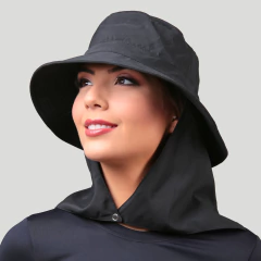 CHAPÉU COM PALA UNISSEX 12418 PRETO COM PROTEÇÃO UV on internet