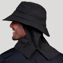 CHAPÉU COM PALA UNISSEX 12418 PRETO COM PROTEÇÃO UV - Compre roupas com proteção UV na Loja Virtual Litoraneus UV Protection