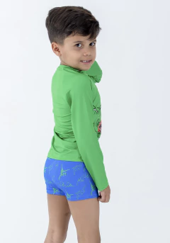 CONJ UNI-DUNI-TÊ INFANTIL 00326 EST JURASSIC KIDS COM PROTEÇÃO UV na internet