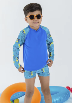 CONJ SWEEL INFANTIL 00446 EST RIVER COM PROTEÇÃO UV - comprar online