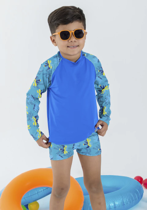 CONJ SWEEL INFANTIL 00446 EST RIVER COM PROTEÇÃO UV - comprar online