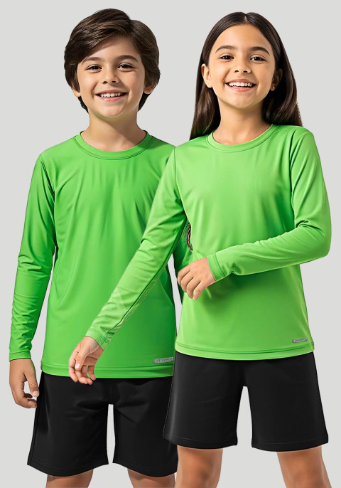 ML LISA INFANTIL 15101 VERDE NEON COM PROTEÇÃO UV - buy online