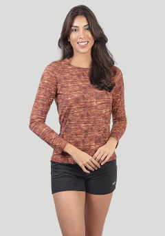 MANGA LONGA VIENA FEMININO 00208 RIMEL MARROM CACAU COM PROTEÇÃO UV - buy online